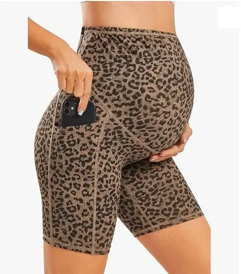 JOYSPELS-printed-maternity-shorts-for-women
